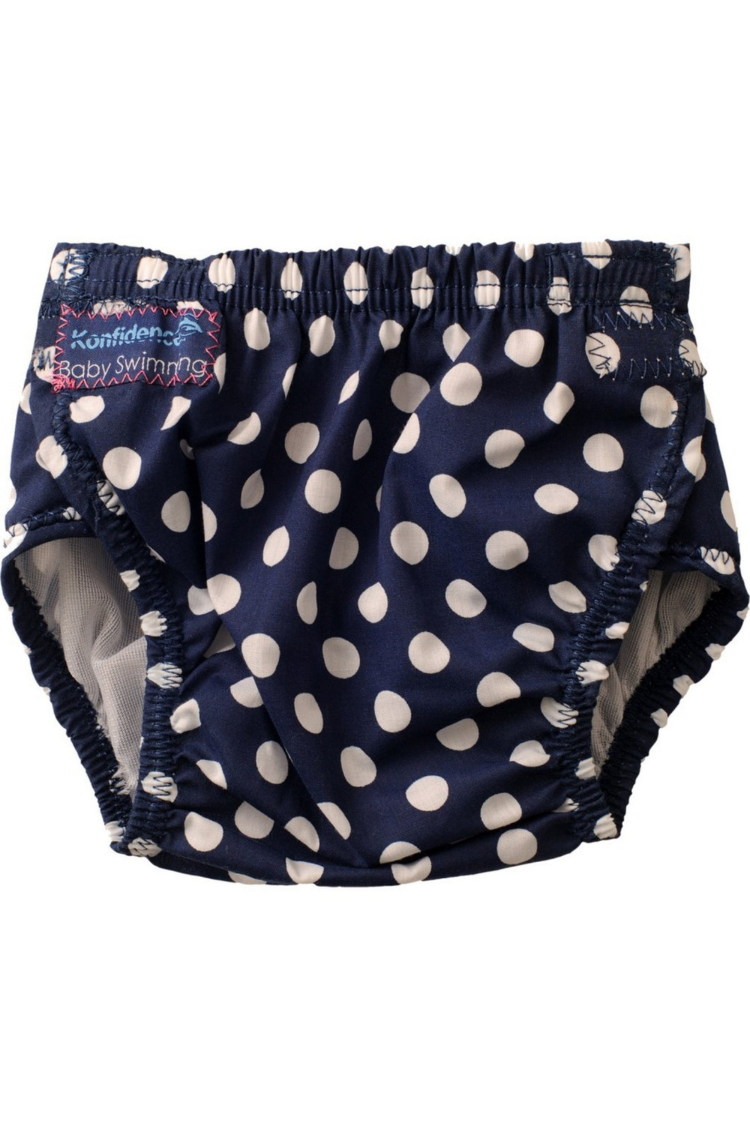 Konfidence Aqua Nappy - Navy Polka