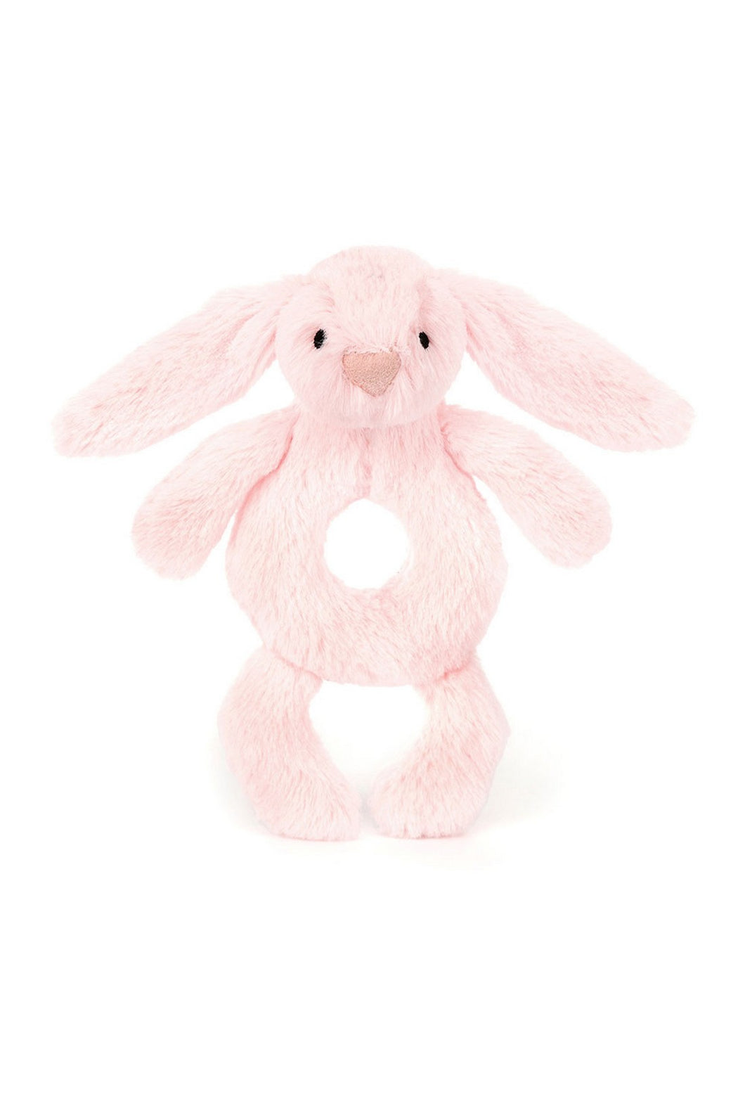 Jellycat Bashful Pink Bunny Ring Rattle