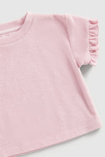 
                        
                          Load image into Gallery viewer, Mothercare Pink Towelling Shorts And T-Shirt
                        
                      