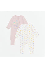 
                        
                          Load image into Gallery viewer, Not Too Big Bamboo Sleepsuits Iced Gem - 2 Pack
                        
                      