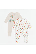 
                        
                          Load image into Gallery viewer, Not Too Big Bamboo Sleepsuits Farm To Table - 2 Pack
                        
                      