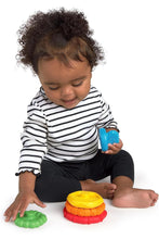 
                        
                          Load image into Gallery viewer, Baby Einstein Stack &amp; Teethe??Multi- Textured Teether Toy
                        
                      