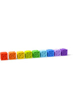 
                        
                          Load image into Gallery viewer, Bright Starts  KaledioCubes 9pk Stack &amp; Squeeze Blocks
                        
                      