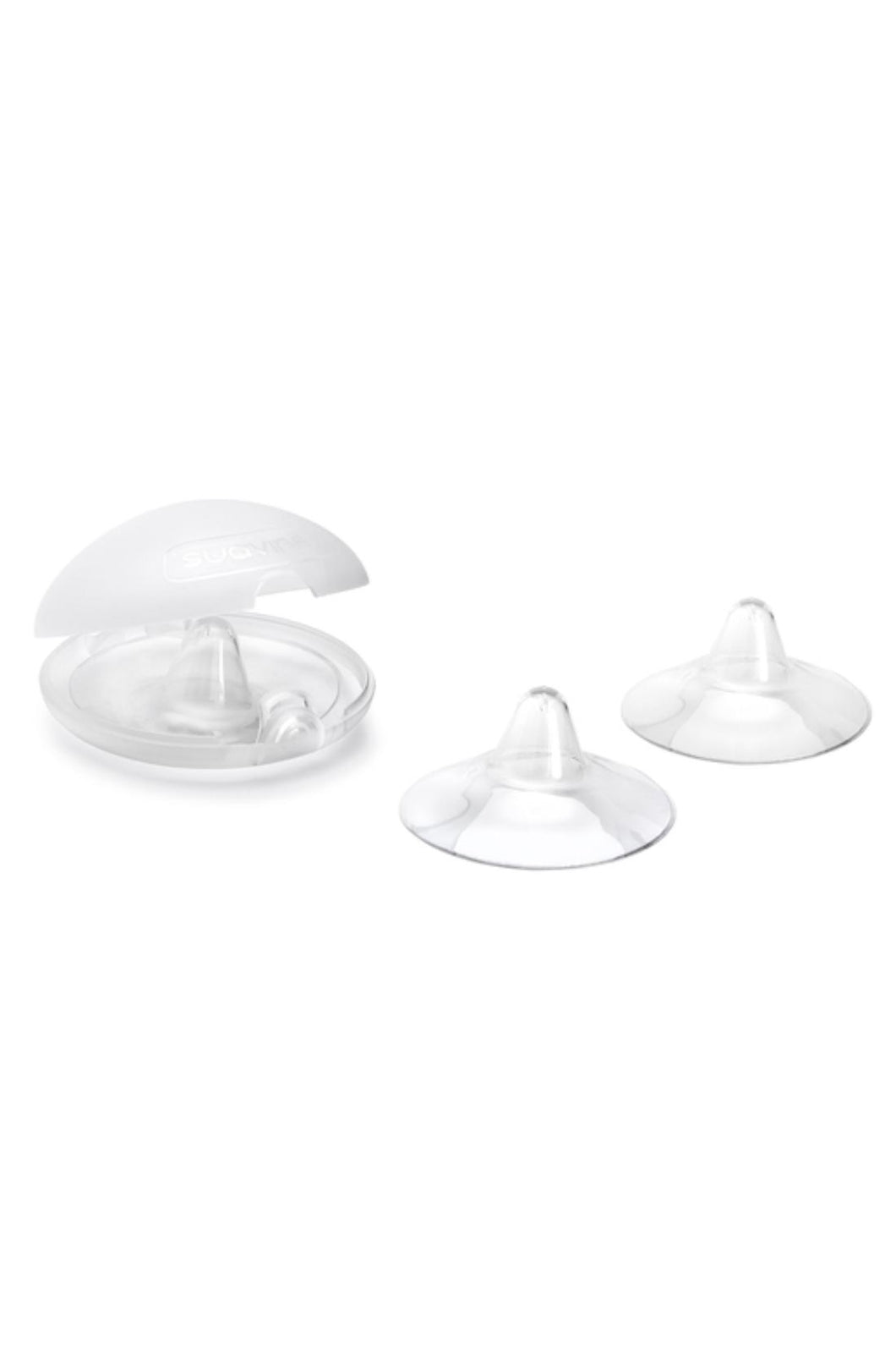 Suavinex Silicone Nipple Shields with storage box - 2 units