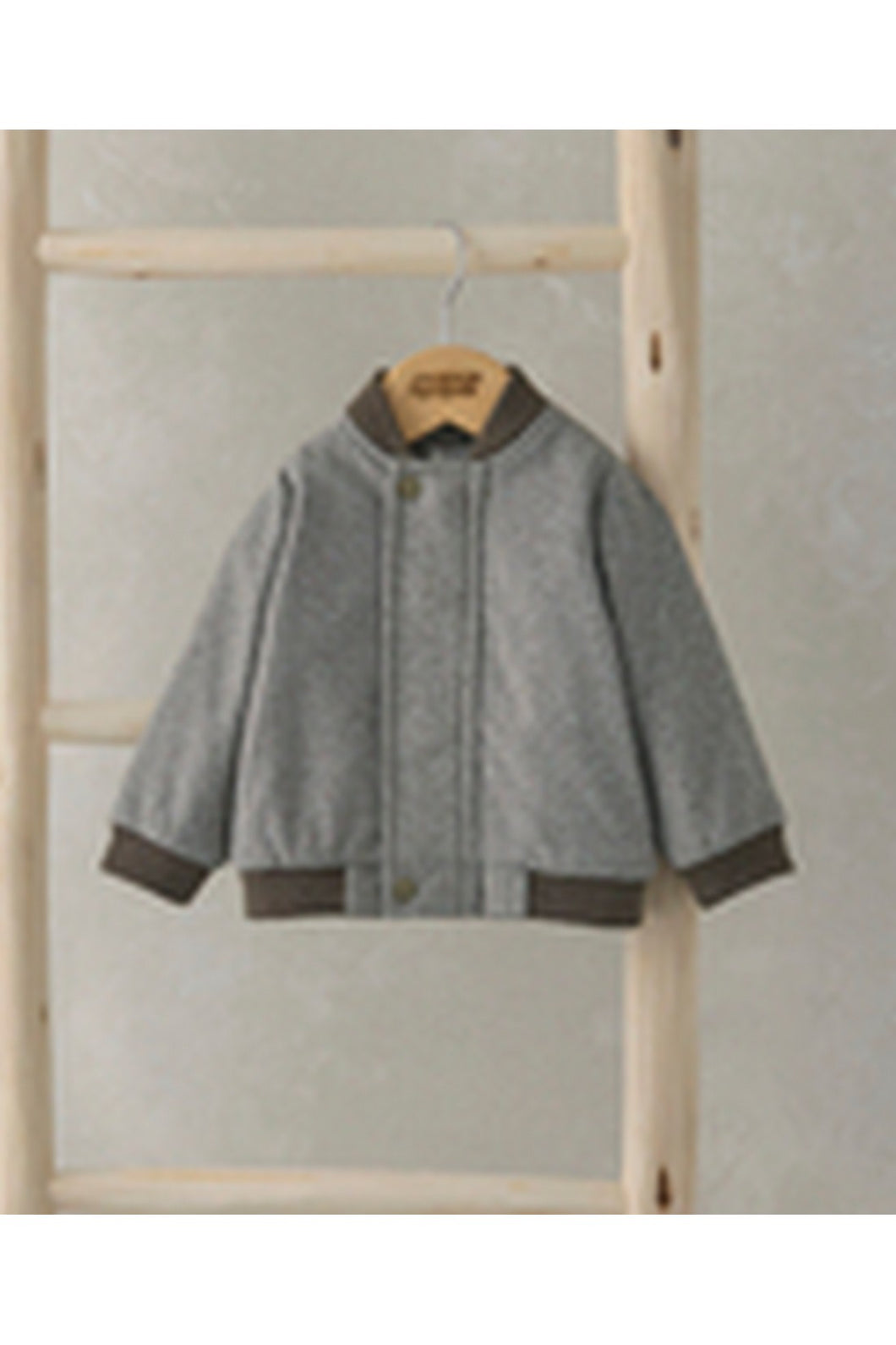 Mamas & Papas Herringbone Bomber Jacket