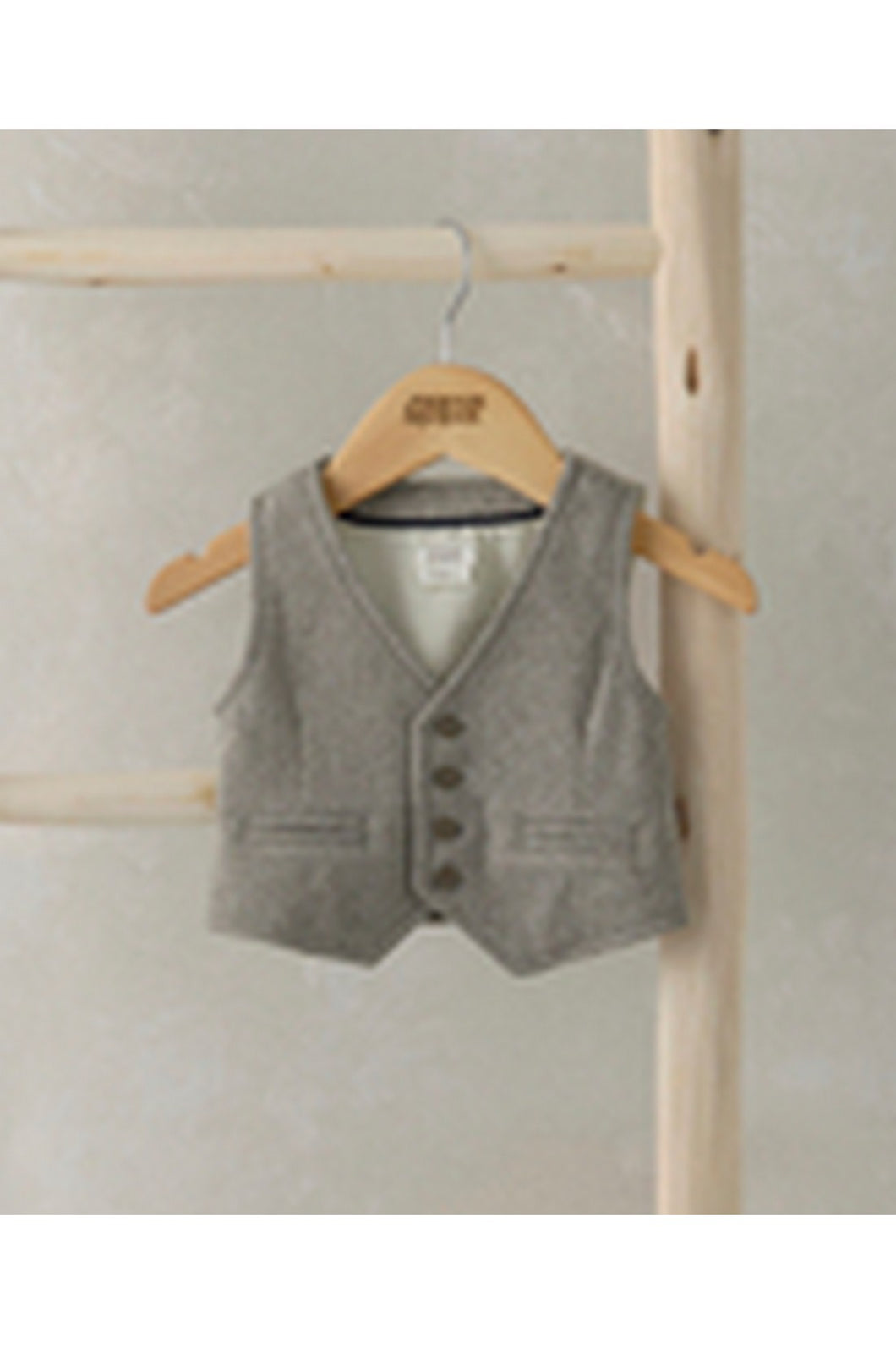 Mamas & Papas Herringbone Waistcoat