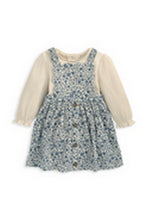 
                        
                          Load image into Gallery viewer, Mamas &amp; Papas Cord Pinafore &amp; Bodysuit - Blue
                        
                      