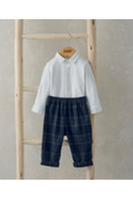 
                        
                          Load image into Gallery viewer, Mamas &amp; Papas Woven Check Trousers &amp; Bodysuit
                        
                      