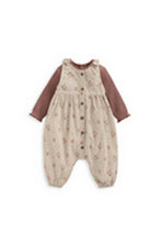 
                        
                          Load image into Gallery viewer, Mamas &amp; Papas Floral Cord Dungarees &amp; Bodysuit
                        
                      