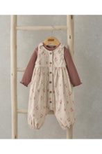 
                        
                          Load image into Gallery viewer, Mamas &amp; Papas Floral Cord Dungarees &amp; Bodysuit
                        
                      