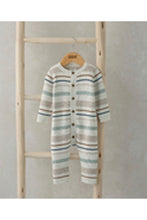 
                        
                          Load image into Gallery viewer, Mamas &amp; Papas Stripe Romper - Blue
                        
                      