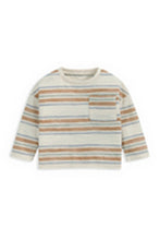 
                        
                          Load image into Gallery viewer, Mamas &amp; Papas Stripe Long-Sleeve T-shirt - Cream
                        
                      