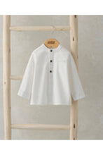 
                        
                          Load image into Gallery viewer, Mamas &amp; Papas Grandad Collar Shirt - White
                        
                      