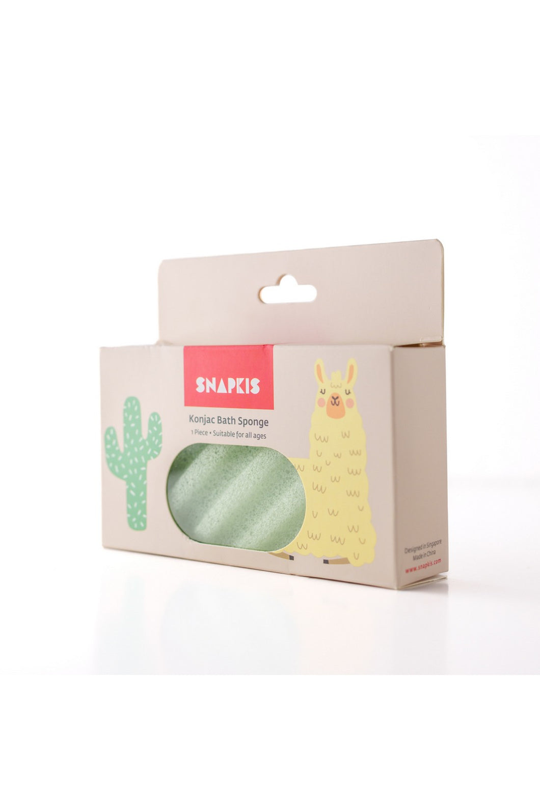 Snapkis Konjac Bath Sponge Wavy Large