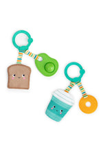 
                        
                          Load image into Gallery viewer, Bright Starts Perfect Pair 2-in-1 Teether Toy
                        
                      