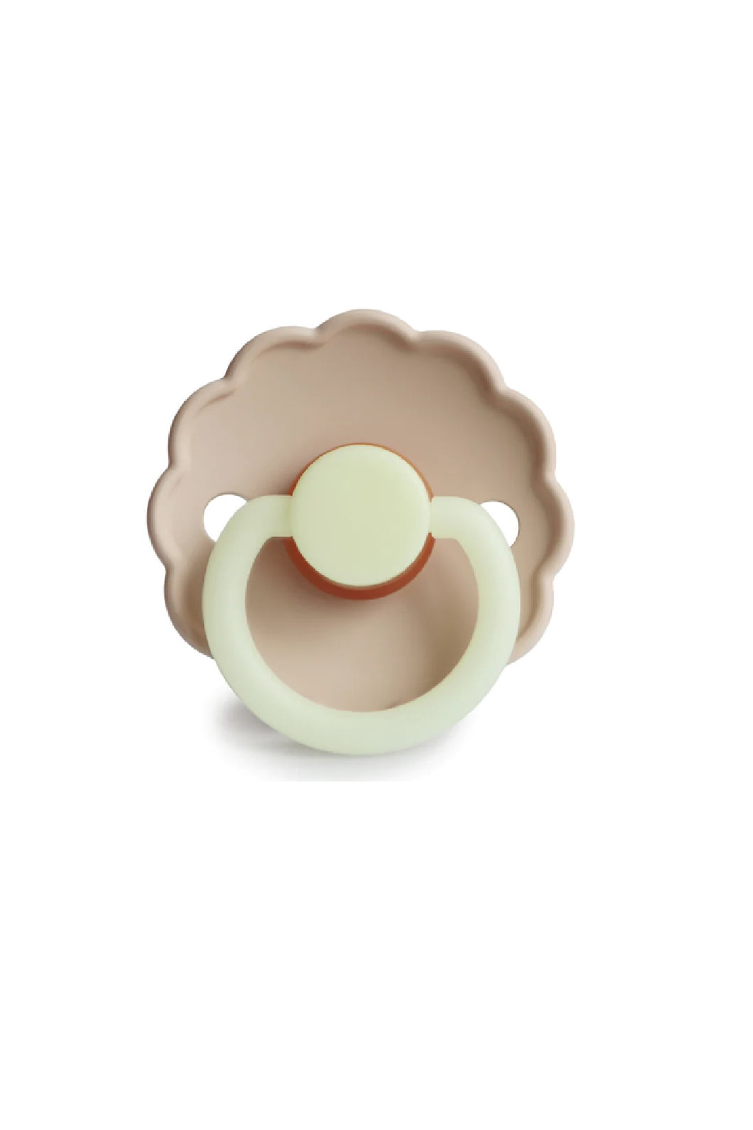 Frigg Daisy Night Natural Rubber Pacifier - Croissant 1