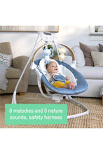 
                        
                          Load image into Gallery viewer, Ingenuity Simple Comfort Compact Soothing Swing - Chambray 11
                        
                      