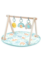 
                        
                          Load image into Gallery viewer, Ingenuity Sun Valley Wooden Toy Arch &amp; Play Mat
                        
                      