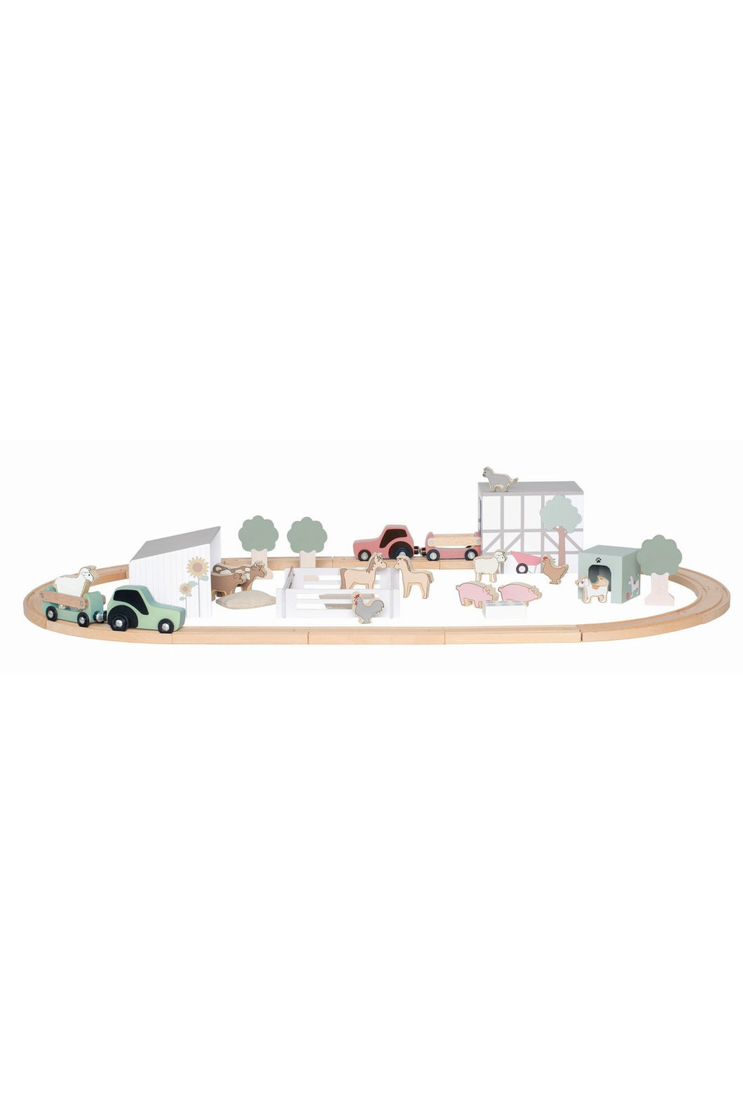 Jabadabado Train Set Farm With Animals