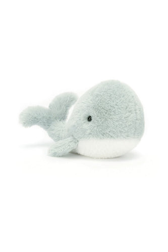 Jellycat Wavelly Whale Grey 1