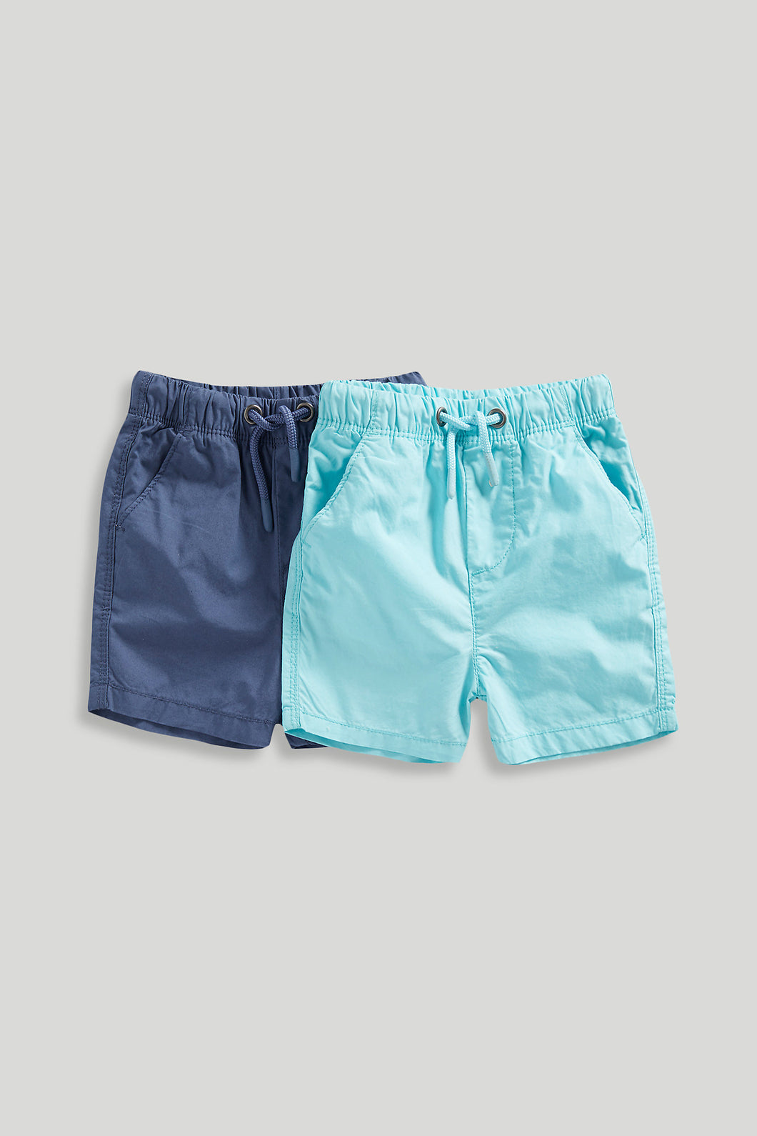 Mothercare 2 Pack Poplin Shorts