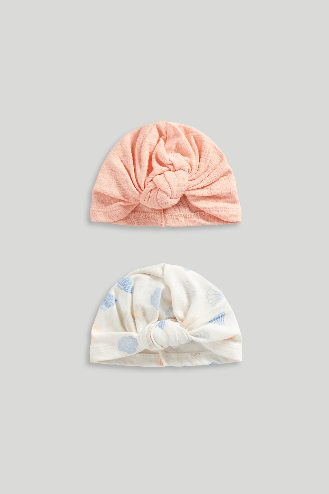 Mothercare 2 Pack Turban Baby Hats