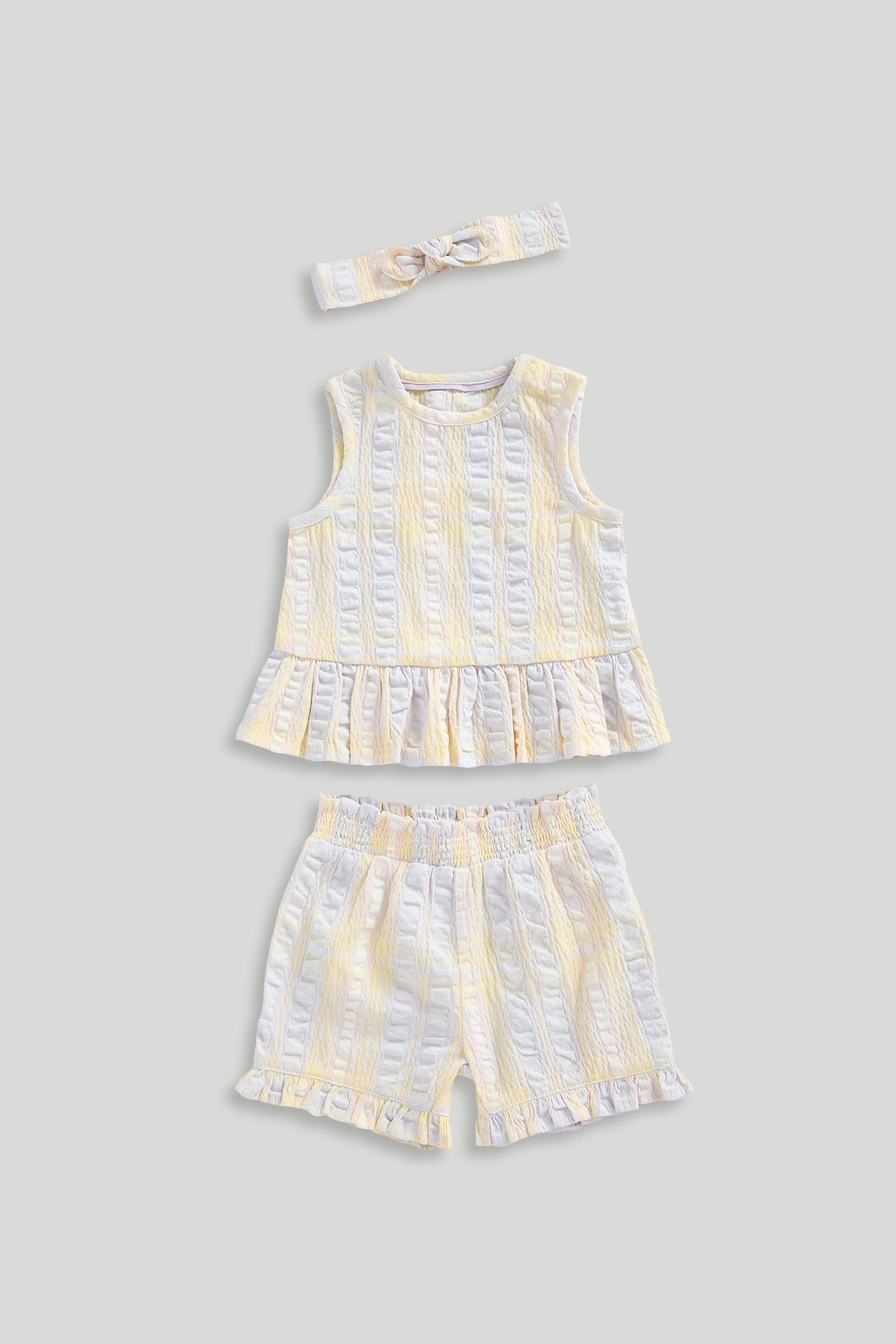 Mothercare Checked 3-Piece Outfit Set