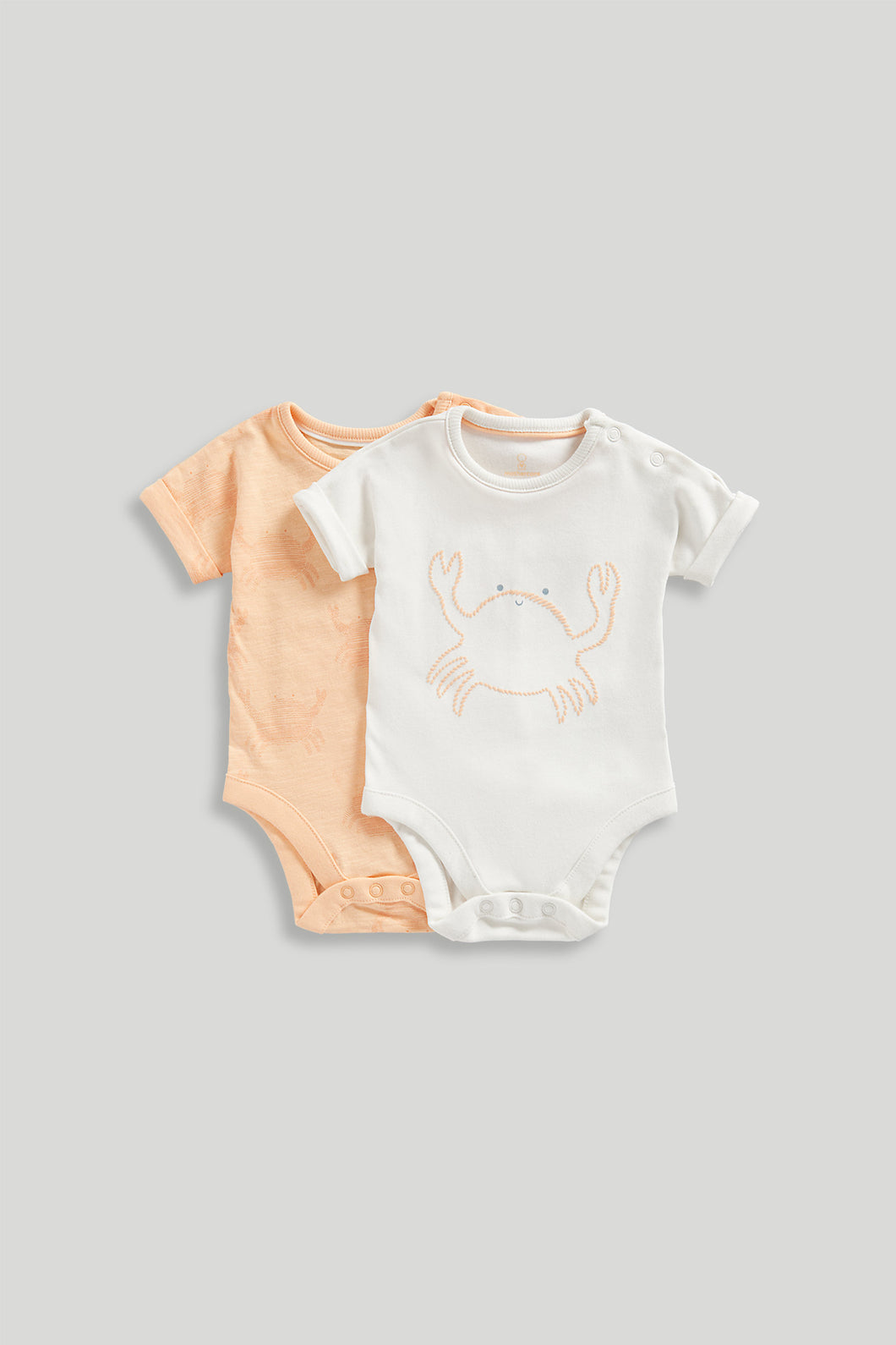 Mothercare 2 Pack Crab Bodysuits