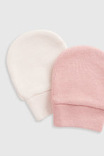 
                        
                          Load image into Gallery viewer, Mothercare My First Pink Baby Hats and Mitts - 2 Pack
                        
                      