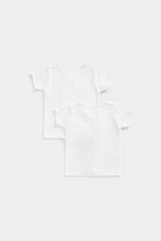 
                        
                          Load image into Gallery viewer, Mothercare White Wrap Vests - 2 Pack
                        
                      