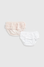 
                        
                          Load image into Gallery viewer, Mothercare Frilly Briefs - 2 Pack
                        
                      