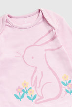 
                        
                          Load image into Gallery viewer, Mothercare Garden Bunny Baby Pyjamas - 2 Pack
                        
                      