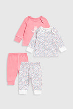 
                        
                          Load image into Gallery viewer, Mothercare Ditsy Baby Pyjamas - 2 Pack
                        
                      