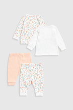 
                        
                          Load image into Gallery viewer, Mothercare Floral Garden Baby Pyjamas - 2 Pack
                        
                      