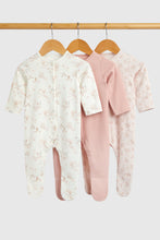 
                        
                          Load image into Gallery viewer, Mothercare My First Baby Sleepsuits - 3 Pack
                        
                      