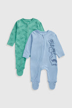 
                        
                          將圖片載入圖庫檢視器 Mothercare Dinosaur Zip-Up Baby Sleepsuits - 2 Pack
                        
                      