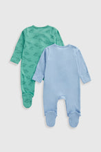 
                        
                          將圖片載入圖庫檢視器 Mothercare Dinosaur Zip-Up Baby Sleepsuits - 2 Pack
                        
                      