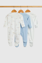 
                        
                          Load image into Gallery viewer, Mothercare My First Woodland Baby Sleepsuits - 3 Pack
                        
                      