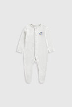 
                        
                          Load image into Gallery viewer, Mothercare Space Baby Sleepsuits - 3 Pack
                        
                      