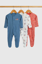 
                        
                          將圖片載入圖庫檢視器 Mothercare Vehicles Baby Sleepsuits - 3 Pack
                        
                      