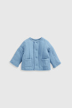 
                        
                          Load image into Gallery viewer, Mothercare My First Blue Quilted Jacket
                        
                      