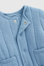 
                        
                          Load image into Gallery viewer, Mothercare My First Blue Quilted Jacket
                        
                      