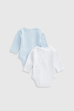 
                        
                          Load image into Gallery viewer, Mothercare My First Ribbed Bodysuits - 2 Pack
                        
                      