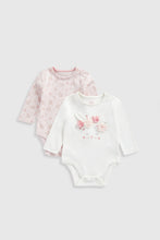 
                        
                          Load image into Gallery viewer, Mothercare My First Long-Sleeved Bodysuits - 2 Pack
                        
                      