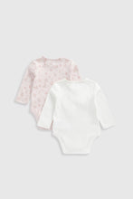 
                        
                          Load image into Gallery viewer, Mothercare My First Long-Sleeved Bodysuits - 2 Pack
                        
                      