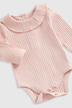 
                        
                          Load image into Gallery viewer, Mothercare Pink Ribbed Bodysuits - 2 Pack
                        
                      