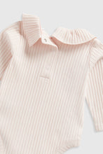 
                        
                          Load image into Gallery viewer, Mothercare Pink Ribbed Bodysuits - 2 Pack
                        
                      