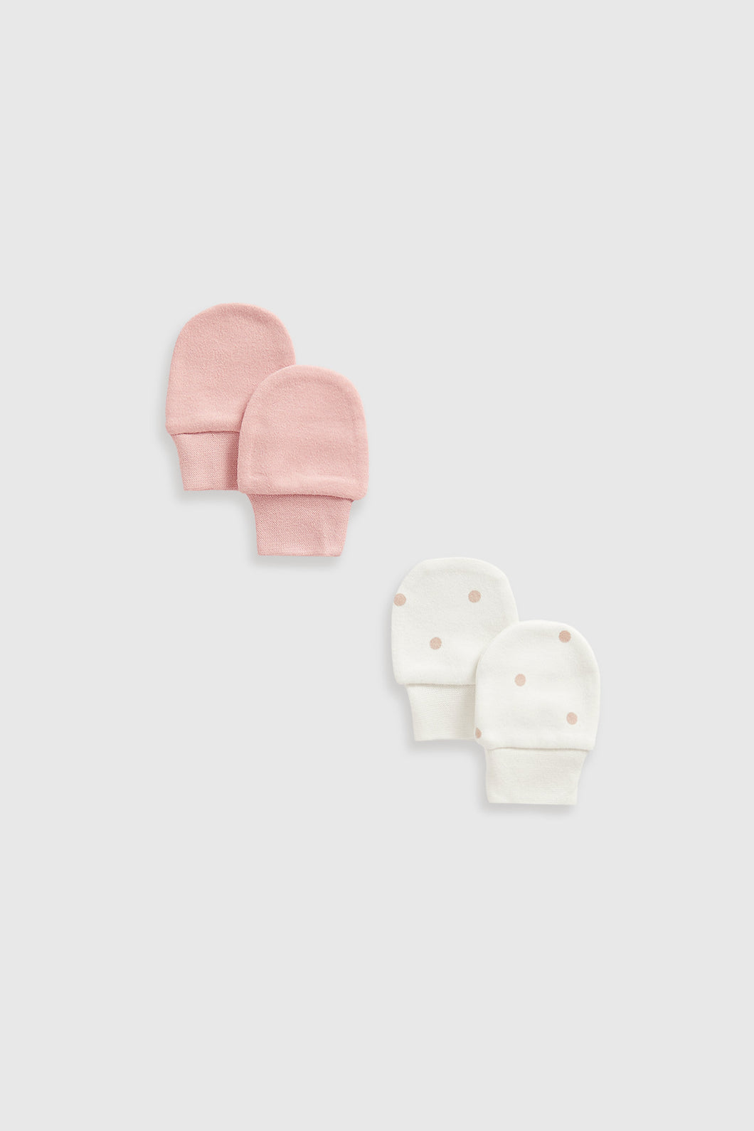 Mothercare My First Baby Mitts - 2 Pack