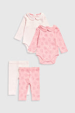 
                        
                          Load image into Gallery viewer, Mothercare My First Bodysuits and Leggings 4-Piece Set
                        
                      