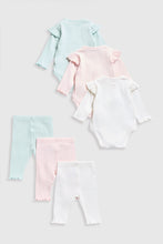 
                        
                          將圖片載入圖庫檢視器 Mothercare Ribbed Bodysuits and Leggings - 6 Piece Set
                        
                      